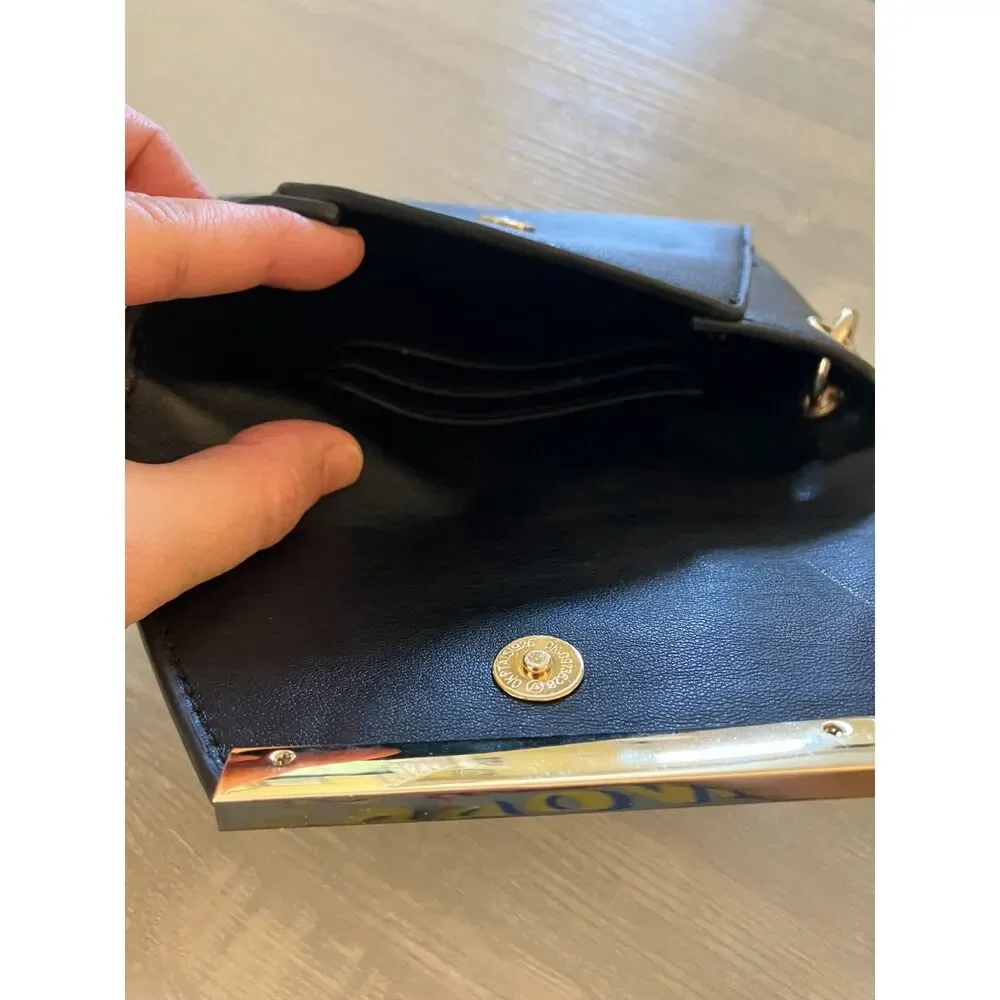 Black envelope clutch/wristlet